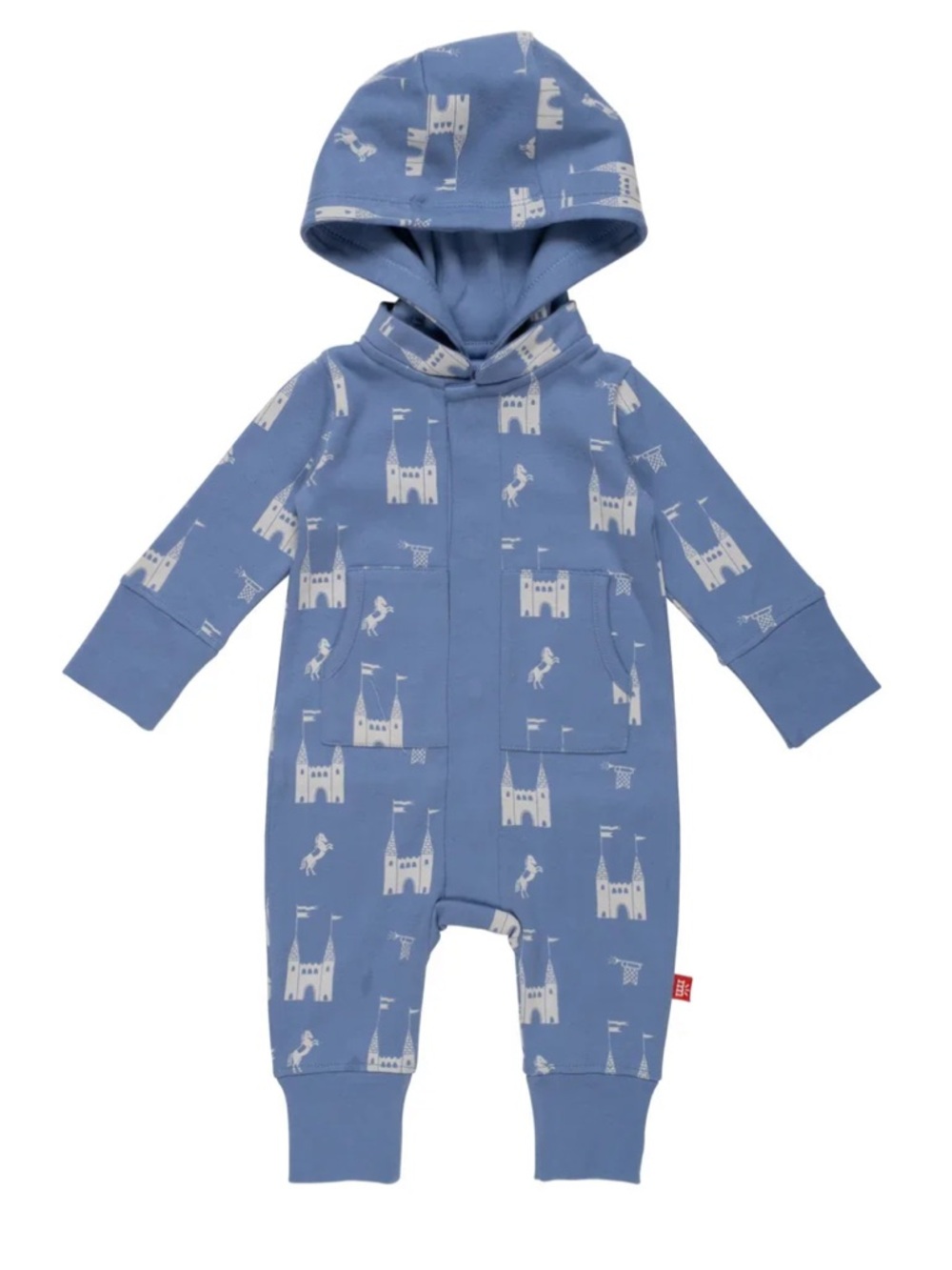 Magnetic Me Balmoral of the Story Organic Hooded Coverall Castle NWT 6-9 mo
